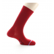 La chaussette Française : Chaussettes  Soie rouge