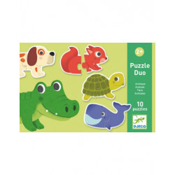 Puzzle duo animaux