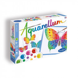 Aquarellum junior Papillons et fleurs