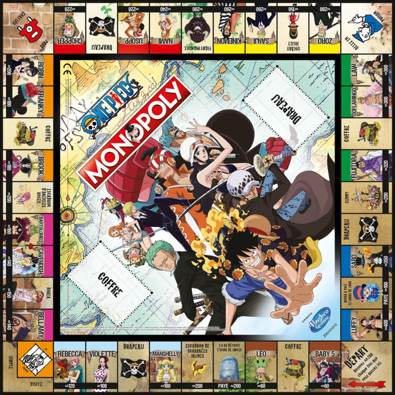 One Piece jeu de plateau Monopoly (FR) Achetez à Châlons
