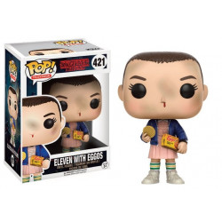 STRANGER THINGS - BOBBLE HEAD POP N° 421 - ELEVEN WITH EGGOS