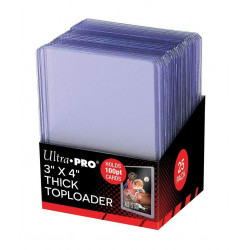 UP - Toploader 3''x4'' Super Thick 100pt (25x)