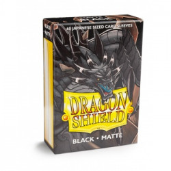 Dragon Shield - Japanese Sleeves Matte - Black (x50)