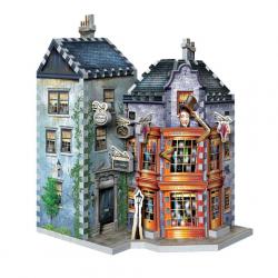Puzzle 3D Wrebbit - Boutiques Weasley, Farces pour Sorciers Facétieux et Daily Prophet