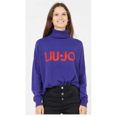 Pull LIU JO violet imprimé