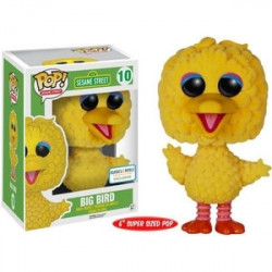 POP - Sesame Street n°10 - Flocked Big Bird 6" Oversized