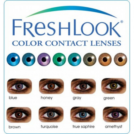 Lentilles de contacts de couleurs FRESHLOOK
