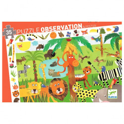 Puzzle observation La jungle