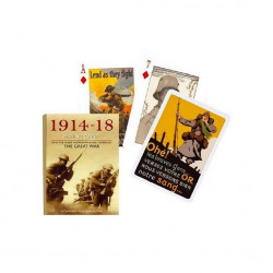 Jeu de 54 cartes Première Guerre Mondiale